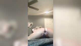 Fucks toy & pops her cherry