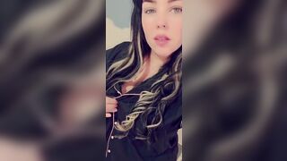 Horney Beauty housewife has a little fun whe husbands away