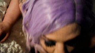 Bombshell Amateur Lovers Bj and Facial