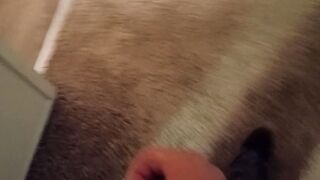 Decided to piss inside my hoe fiance's mouth after jacking off to porn.