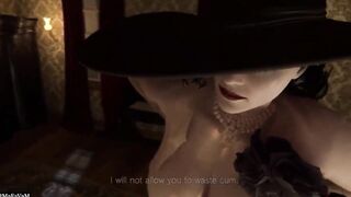 lady dimitrescu fuck by world's massive monster dick - fem dom ❤︎ 60fps