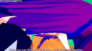 ANIMATED UNCENSORED SUMMONING A SUCCUBUS WITH GIANT BOOBS