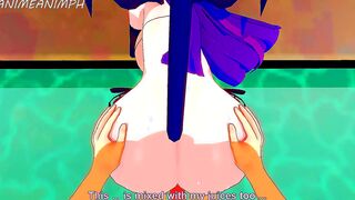 ANIMATED UNCENSORED SUMMONING A SUCCUBUS WITH GIANT BOOBS