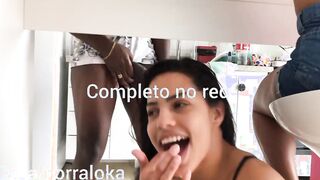 sexsual fiance tara her hubby into the kitchen while her