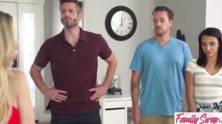 FamilySwapXXX - "You 2 have been fucking all week, I'm
