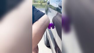 Fucking Myself Outdoors inside Outdoor With My Vibrator