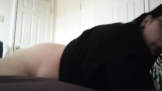 Woke up freaky pillow humping orgasm
