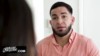 Lucky Stud Pounds Long Melons Hispanic Aunty While Her Hubby Is Not Watching