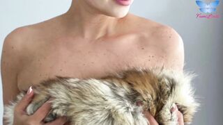 Foxy women with tail ass plug got rough penis into her inked asshole & huge facial on her incredible sexy face
