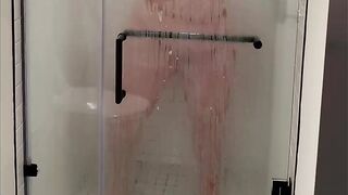 Shari inside the shower! sneak peek