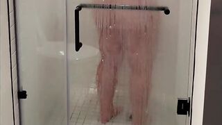 Shari inside the shower! sneak peek