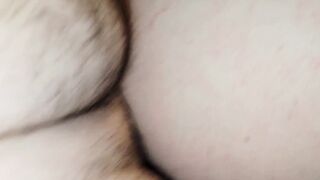 Babe pregnant BBW wifey nailed with booty plug inside