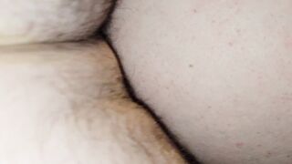 Babe pregnant BBW wifey nailed with booty plug inside