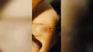 First time anal it's extremely juicy long hole