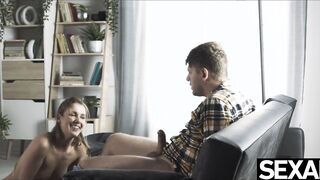Insatiable bimbos needs a sex toy and a penis to please her cravings