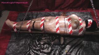 Mummified and suspended to multiple orgasms- 1000% consensual