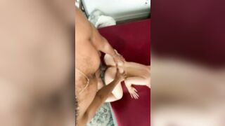 Shy teenage cunt with mouth gets banged!
