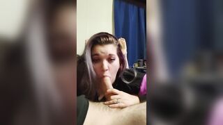 Princess Luna throats and licks on Daddy's thicc penis