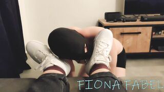 Sub licks my shoes clean