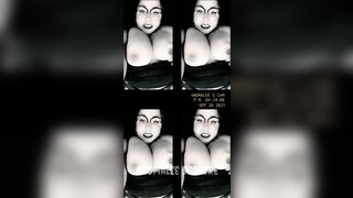 Slutty big tit BBW Snapchat compilation - long titties, fat butt, alty inked mom