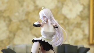 【MMD R-18 year old SEX DANCE】HAKU SWEET TEMPTATION LOVELY BOOBS SUPER SEXY BUTT DANCE HOT 甘いお尻 [MMD R-18]