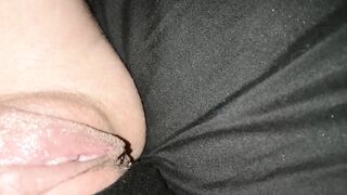 Under duvet clit masturbation till orgasm