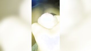 Dude plays with snatch