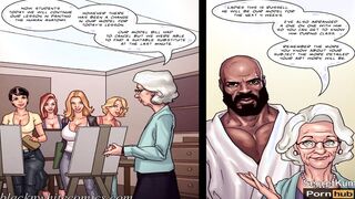 Art Class season #1 ep.#1 - He's Not Human || Long Penis Ebony Chaturbate Gives schoolgirl some Extra Lesson