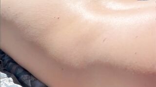 Exhibitionist Lovers Naked Hiking Hand Job and Jizzed
