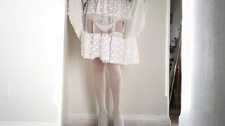 Lace Slip Panties & Stockings