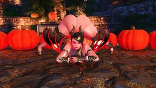 Skyrim SE THICC LULU Spooky Dance