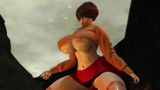 Velma Scooby-Doo shaking her tasty body (3D Cosplay) - Second life