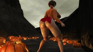 Velma Scooby-Doo shaking her tasty body (3D Cosplay) - Second life