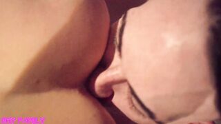 2 Slutty Best Friends BONED & SUCK Young Stud Dry After Squirting All Over Him!