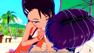 Don't Vibrator With Me Nagatoro San Cartoon: Nagatoro & Club President Sana Sunomiya Harem 3Some pov