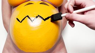 Pregnant Belly Painting - Happy Halloween! GreyDesire69