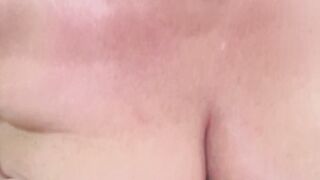 Old Mom with giant boobs! shows her hubby how much she loves long penis!!