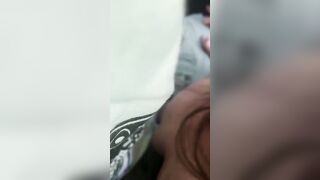 Outdoor Roadhead Deep Throat Gagging Swallows the Load