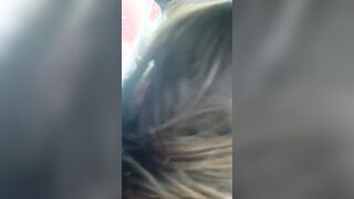 Outdoor Roadhead Deep Throat Gagging Swallows the Load