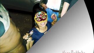 NanaBukkake - Dogging. Fucking and sucking off strangers on the street-