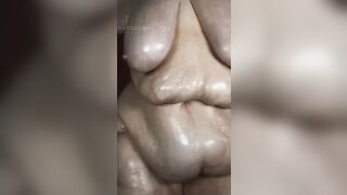 Katboodah Talking Smack BBW HUGE Hanger Melons Long Fat Roll Sloppy Belly Play
