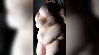 Katboodah Talking Smack BBW HUGE Hanger Melons Long Fat Roll Sloppy Belly Play