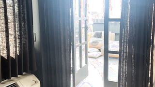 Fit mom Orgasms ON OUTSIDE Rooftop into New York - Red Heart Locket