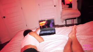 Netflix and Chill with my Neighbour - Finished into Jizzed
