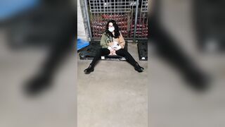 Flashing and having fun with my vagina into Walmart and Target!! Naked parking lot walk also!!
