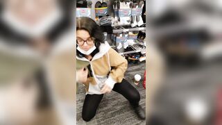 Flashing and having fun with my vagina into Walmart and Target!! Naked parking lot walk also!!