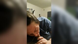 Bimbo eats penis then bounces on Latino cock having multiple orgasms
