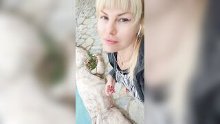 Outside, risky flashee, adorable snatch & tit