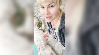Outside, risky flashee, adorable snatch & tit