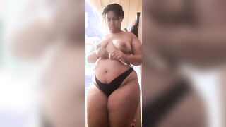 irresistible gordi putting on panties
